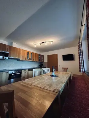 Küche/Küchenzeile in der Unterkunft Ferienhaus Klocker