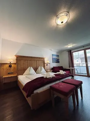 Ein Bett oder Betten in einem Zimmer der Unterkunft Ferienhaus Klocker