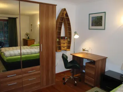 Ein Bett oder Betten in einem Zimmer der Unterkunft Haus Andreas