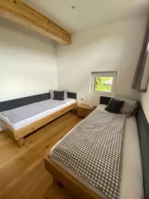 Ein Bett oder Betten in einem Zimmer der Unterkunft Apartments Golfweg