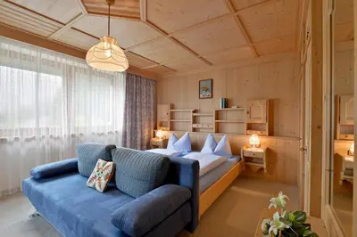 Ein Sitzbereich in der Unterkunft Ferienwohnung Kainer Carina