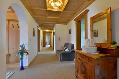 Ein Sitzbereich in der Unterkunft Ferienwohnung Kainer Carina