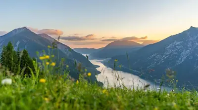 Naturlandschaft in der Nähe des Ferienhauses
