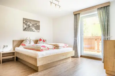 Ein Bett oder Betten in einem Zimmer der Unterkunft Oberhaidbachhof