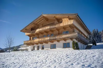 Chalet Apartment Obermanzl im Winter