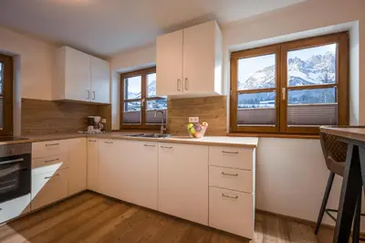Küche/Küchenzeile in der Unterkunft Kaiser Chalet