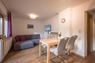 Ein Sitzbereich in der Unterkunft Appartement Nani