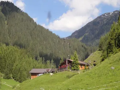 Naturlandschaft in der Nähe des Chalets