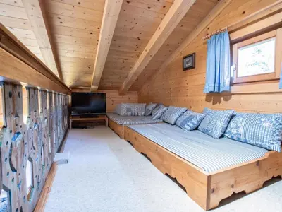Ein Bett oder Betten in einem Zimmer der Unterkunft Chalet in Austria near Ski Lift & Forest