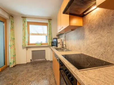 Küche/Küchenzeile in der Unterkunft Apartment in Fügen near Spieljochbahn