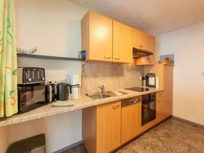 Küche/Küchenzeile in der Unterkunft Apartment in Fügen near Spieljochbahn