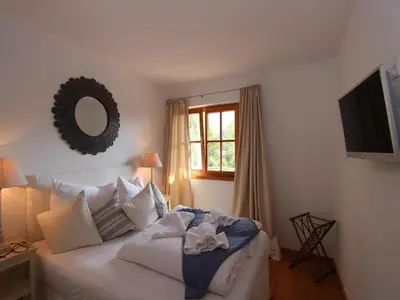 Ein Bett oder Betten in einem Zimmer der Unterkunft Chalet in Mittersill near Jochberg Ski Lift