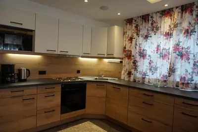 Küche/Küchenzeile in der Unterkunft Komfort Appartements Talbach