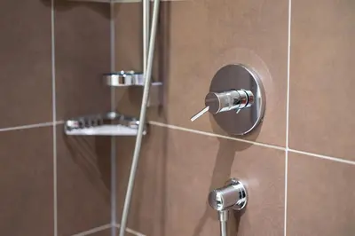 Ein Badezimmer in der Unterkunft Gästehaus Vorderegger