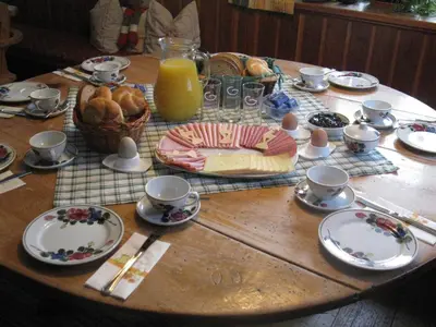Essen im Bed & Breakfast oder in der Nähe