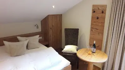 Ein Bett oder Betten in einem Zimmer der Unterkunft Gästehaus Pfister Maria