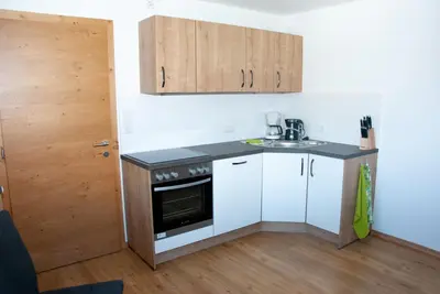 Küche/Küchenzeile in der Unterkunft Ferienwohnung Kant