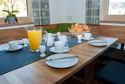 Frühstücksoptionen für Gäste der Unterkunft Ferienwohnung Kant