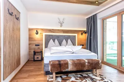 Ein Bett oder Betten in einem Zimmer der Unterkunft Sruh Prime Apart