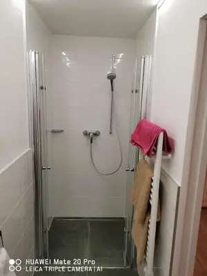 Ein Badezimmer in der Unterkunft Landhaus Mayr