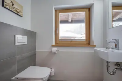 Ein Badezimmer in der Unterkunft Villa Mountainview - Kirchberg bei Kitzbühel, Sauna, Kamin, nicht weit zu den Skiliften