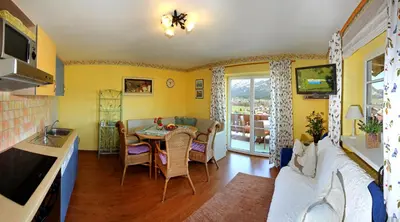 TV/Unterhaltungsangebot in der Unterkunft Appartements Kaiserblick