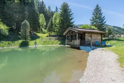 Naturlandschaft in der Nähe des Chalets
