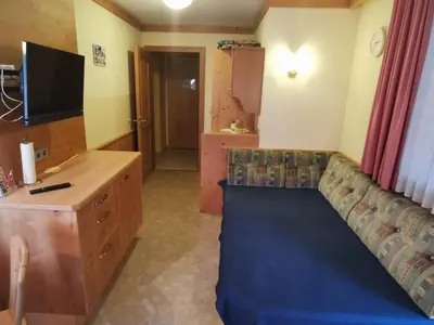 Ein Sitzbereich in der Unterkunft Appartement Zottl