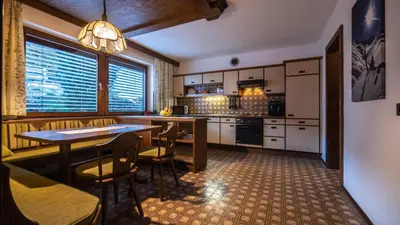 Küche/Küchenzeile in der Unterkunft Ferienhaus Krismer