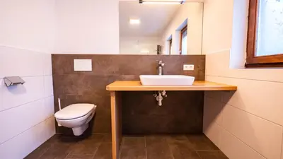Ein Badezimmer in der Unterkunft Ferienhaus Krismer