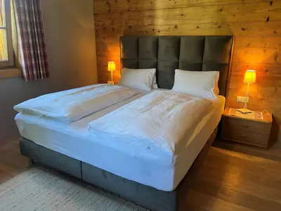Ein Bett oder Betten in einem Zimmer der Unterkunft Chalet in Ellmau near Ski Slopes