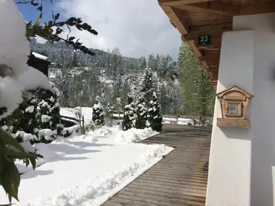 Chalet in Ellmau near Ski Slopes im Winter
