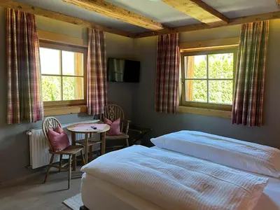 Ein Bett oder Betten in einem Zimmer der Unterkunft Chalet in Ellmau near Ski Slopes