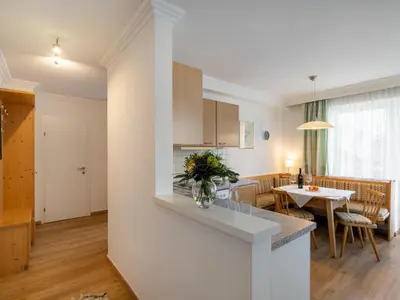 Ein Sitzbereich in der Unterkunft Apartment Weberbauer-1 by Interhome