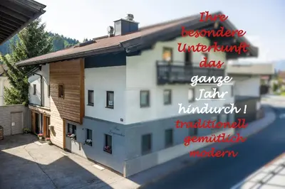 Das Gebäude in dem sich das Privatzimmer befindet