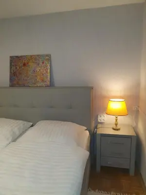 Ein Bett oder Betten in einem Zimmer der Unterkunft Haus Geigenmacher