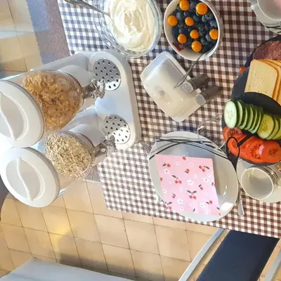 Essen im Privatzimmer oder in der Nähe
