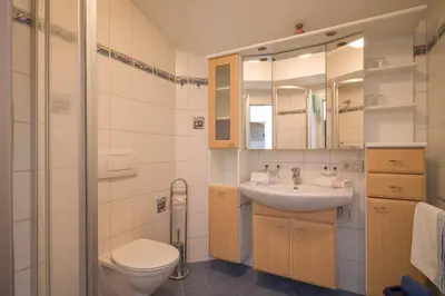 Ein Badezimmer in der Unterkunft Sonnenappartement
