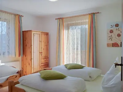 Ein Bett oder Betten in einem Zimmer der Unterkunft Apartment in Zillertal near Ski Slopes