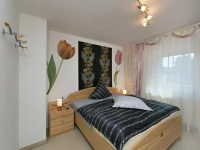 Ein Bett oder Betten in einem Zimmer der Unterkunft Apartment in Aschau near Ski Hochzillertal
