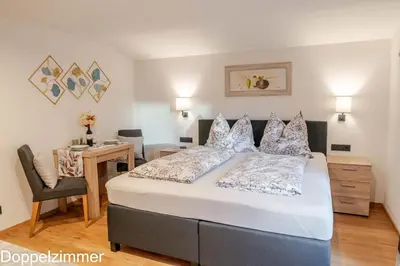 Ein Bett oder Betten in einem Zimmer der Unterkunft Haus Panorama