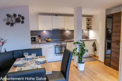 Küche/Küchenzeile in der Unterkunft Haus Panorama