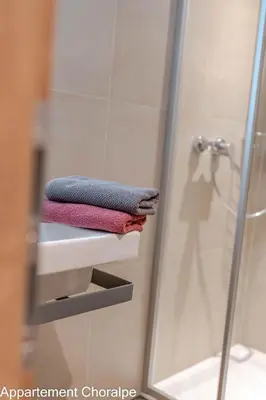 Ein Badezimmer in der Unterkunft Haus Panorama