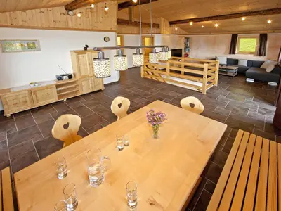 Küche/Küchenzeile in der Unterkunft Chalet in Hopfgarten