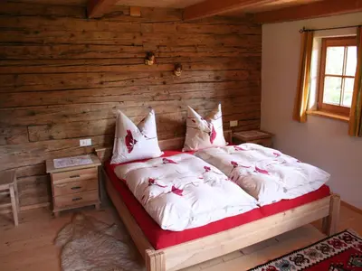 Ein Bett oder Betten in einem Zimmer der Unterkunft Farmhouse in Hopfgarten near SkiWelt