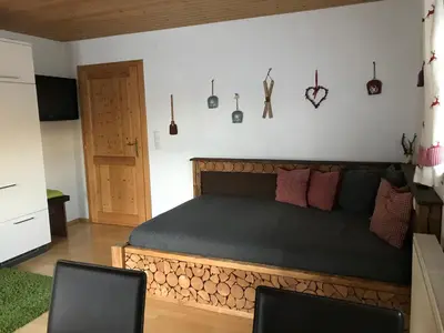Ein Bett oder Betten in einem Zimmer der Unterkunft Apart Lisi