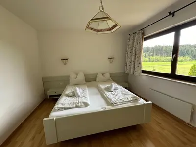 Ein Bett oder Betten in einem Zimmer der Unterkunft Chalet in Angerberg near SkiWelt Slopes