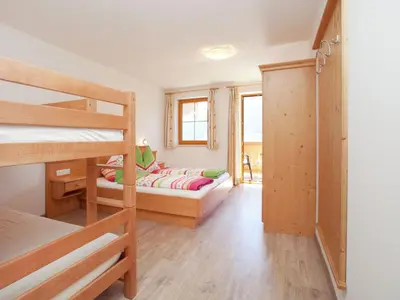 Ein Bett oder Betten in einem Zimmer der Unterkunft Apartment in Mittersill near Kitzbühel Ski Area