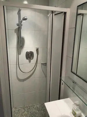 Ein Badezimmer in der Unterkunft Apartment Rauch