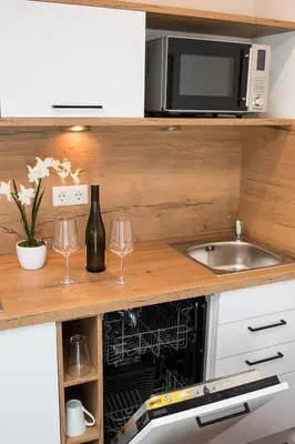 Küche/Küchenzeile in der Unterkunft Your Home - City Apartment in Kufstein